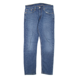 LEVI'S 502 Jeans Mens Blue Regular Tapered Stone Wash W29 L30