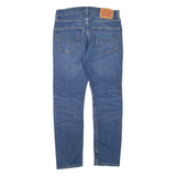 LEVI'S 502 Jeans Mens Blue Regular Tapered Stone Wash W29 L30