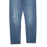 LEVI'S 502 Jeans Mens Blue Regular Tapered Stone Wash W32 L30
