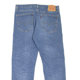 LEVI'S 505 Jeans Mens Blue Regular Straight Stone Wash W36 L30