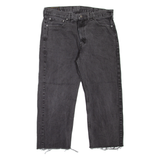LEVI'S 505 Jeans Mens Black Regular Straight W38 L24