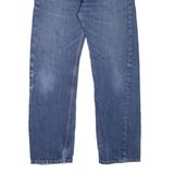 LEVI'S 505 Jeans Mens Blue Regular Straight Stone Wash W34 L32
