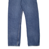 LEVI'S 505 Jeans Mens Blue Regular Straight Stone Wash W34 L32