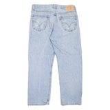 LEVI'S 505 Jeans Mens Blue Regular Straight Stone Wash W36 L29