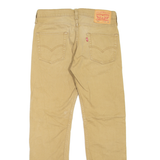 LEVI'S 513 Jeans Mens Beige Slim Straight W30 L30