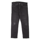 LEVI'S 502 Jeans Mens Black Regular Tapered W34 L26