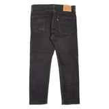 LEVI'S 502 Jeans Mens Black Regular Tapered W34 L26