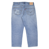 LEVI'S 550 Jeans Mens Blue Relaxed Tapered Stone Wash W38 L27