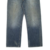 LEVI'S 505 Jeans Mens Blue Regular Straight Stone Wash W36 L30