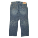 LEVI'S 505 Jeans Mens Blue Regular Straight Stone Wash W36 L30