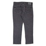 LEVI'S 511 Jeans Mens Grey Slim Straight W36 L27