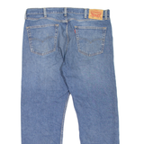 LEVI'S 505 Jeans Mens Blue Regular Straight Stone Wash W38 L30