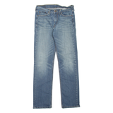 LEVI'S 514 Jeans Mens Blue Slim Straight Stone Wash W30 L32