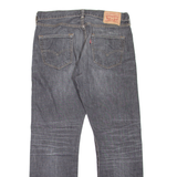 LEVI'S 501 Jeans Mens Grey Regular Straight Stone Wash W31 L29