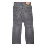 LEVI'S 501 Jeans Mens Grey Regular Straight Stone Wash W31 L29