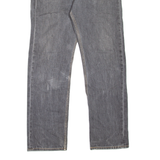 LEVI'S 501XX Jeans Mens Grey Regular Straight W34 L31