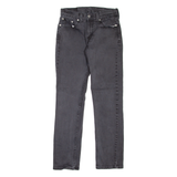 LEVI'S 511 Jeans Mens Black Slim Straight W28 L30