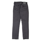 LEVI'S 511 Jeans Mens Black Slim Straight W28 L30