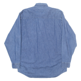 HARD ROCK CAFE Puerto Vallarta Mens Denim Shirt Blue Long Sleeve M