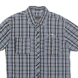 FUBU Mens Shirt Black Check Long Sleeve M