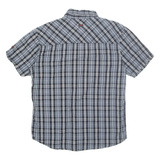 FUBU Mens Shirt Black Check Long Sleeve M