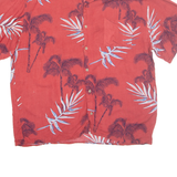 MOST WANTED Mens Hawaiian Shirt Red Floral XL