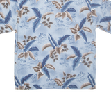CAMPIA Mens Hawaiian Shirt Blue Floral XL