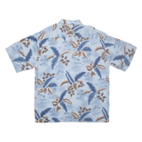 CAMPIA Mens Hawaiian Shirt Blue Floral XL