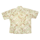 PIERRE CARDIN Mens Hawaiian Shirt Green Floral XL