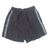 CALVIN KLEIN Mesh Lined Mens Swimming Shorts Black Relaxed S W24
