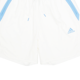 ADIDAS Mens Sports Shorts White Relaxed XL W32