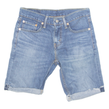 LEVI'S Turn Up 511 Mens Denim Shorts Blue S W28