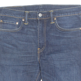 LEVI'S 510 Cut Off Turn Up Mens Denim Shorts Blue M W32