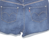 LEVI'S Turn Up Womens Denim Shorts Blue M W30