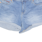 TOMMY JEANS Turn Up Womens Denim Shorts Blue S W28
