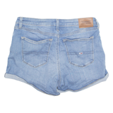TOMMY JEANS Turn Up Womens Denim Shorts Blue S W28