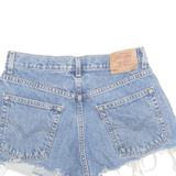 LEVI'S Cut Off 569 Womens Denim Shorts Blue M W30