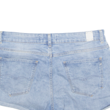 REPLAY Turn Up Womens Denim Shorts Blue M W34
