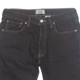 LEVI'S Turn Up 501 Mens Denim Shorts Black M W30