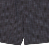 DICKIES Mens Workwear Shorts Grey Check XL W40