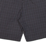 DICKIES Mens Workwear Shorts Grey Check XL W40