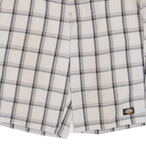 DICKIES Mens Workwear Shorts Beige Check M W32