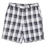 DICKIES Mens Workwear Shorts Black Check M W34