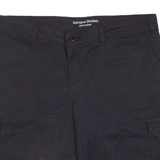 DICKIES Womens Workwear Shorts Black UK 16 W36