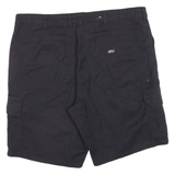 DICKIES Womens Workwear Shorts Black UK 16 W36