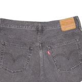LEVI'S 501 BIG E Womens Denim Shorts Black S W28