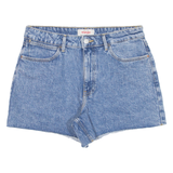 WRANGLER High Rise 4 Womens Denim Shorts Blue M W29