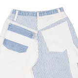 NOUVO Womens Jorts Shorts White Relaxed Striped XXS W23