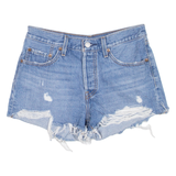 LEVI'S Womens Denim Shorts Blue XS W26