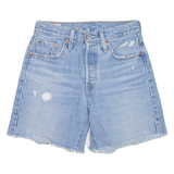 LEVI'S 501 BIG E Womens Jorts Shorts Blue XS W25